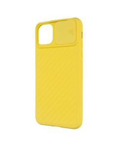 Чохол накладка для iPhone 11 Pro Max HIDE CAMERA Жовта (Yellow)