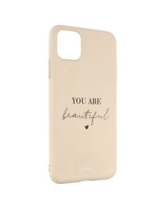 Чохол накладка для iPhone 11 Pro Max Pump Tender You Are Beautiful Бежева (Beige)