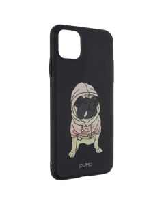 Чохол накладка для iPhone 11 Pro Max Pump Tender Мопс Сіра (Grey)