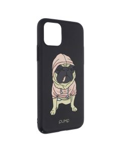 Чохол накладка для iPhone 11 Pro Pump Tender Мопс Сіра (Grey)