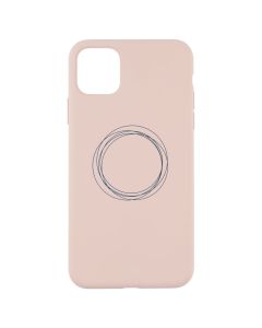 Чохол накладка для iPhone 11 Pro Max Pump Silicone Circles on Light