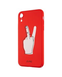 Чохол накладка для iPhone XR Pump V for Middle Finger Червона (Red)