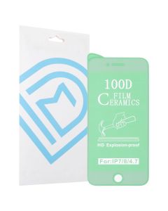 Захисне скло для iPhone 7/8 DM Ceramics 3D Біле (White)