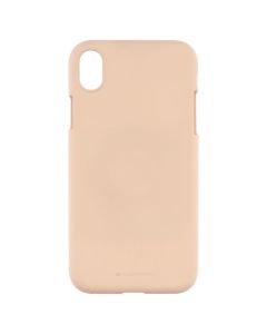 Чехол накладка для iPhone XR Goospery SF Jelli Розовый (Pink Sand)