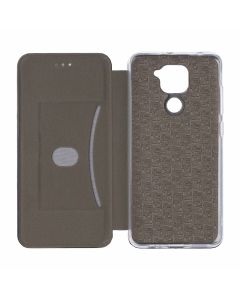 Чехол кейс для Xiaomi Redmi Note 9 Kira Shell Черный (Black)