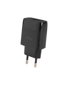 Зарядное устройство Hoco C72A Glorious 2.1A + кабель Micro-USB Черный (Black)