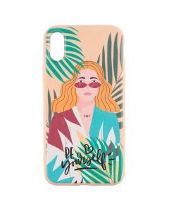 Чехол-накладка для iPhone X/Xs WAVE Girl Go Wild Розовый (Pink Sand)
