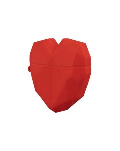Чохол для навушників AirPods Heart Червоний (Red)