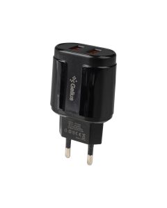 Зарядний пристрій Gelius Pro Avangard 2USB 2.4A + Micro-USB Чорний (Black)