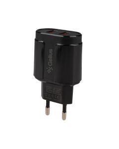 Зарядний пристрій Gelius Pro Avangard 2USB 2.4A + Type-C Чорний (Black)