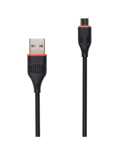 USB кабель Borofone BX17 Micro-USB Чорний (Black)