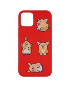 Чохол накладка для iPhone 12 Mini WAVE Fancy Коргі Червона (Red)
