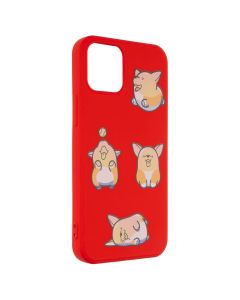 Чохол накладка для iPhone 12 Mini WAVE Fancy Коргі Червона (Red)