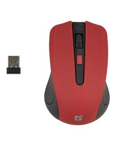 Миша бездротова Defender Accura MM-935 Червона (Red)