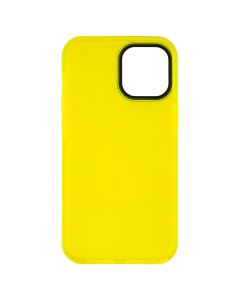 Чохол накладка для iPhone 12 Pro Max Neon TPU Case Жовта (Lemon)