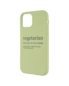 Чохол накладка для iPhone 12/12 Pro Pump SM Vegetarian Wiki Зелена (Green)