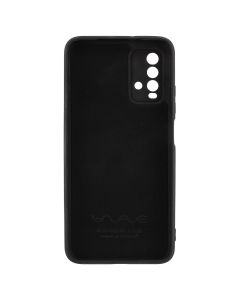 Чехол накладка для Xiaomi Redmi 9T WAVE Colorful Черный (Black)
