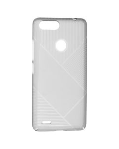 Чехол накладка для TECNO POP 2F пластик Черный (Black)