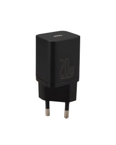 Зарядное устройство Baseus Super PD 20W (1USB-C) Черное (Black)