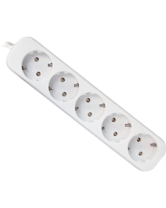 Мережевий фільтр Defender (99229)E518 1.8м 5 роз. Білий (White) (t)