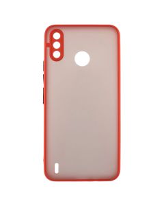 Чехол накладка для TECNO Spark 6 GO Avenger Matte Color Красный (Red)