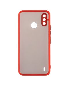 Чехол накладка для TECNO Spark 6 GO Avenger Matte Color Красный (Red)