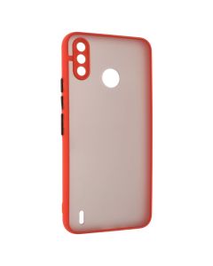 Чехол накладка для TECNO Spark 6 GO Avenger Matte Color Красный (Red)