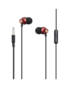 Навушники з мікрофоном XO EP15 In-ear metal Червоні (Red)