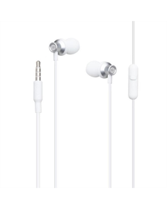 Навушники з мікрофоном XO EP15 In-ear metal Білі (White)