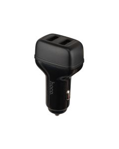 Автомобильное зарядное устройство Hoco Z36 Leader 2USB/2.4A + кабель Micro-USB Черный (Black)