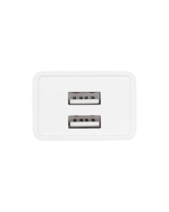 Зарядний пристрій XO L65 2.4A/2 USB Білий (White)