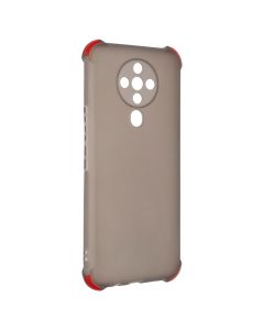 Чехол накладка для TECNO Spark 6 Ease Glossy Черный (Black)