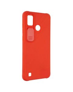 Чохол накладка для TECNO POP 4 Camshield Червона (Red)