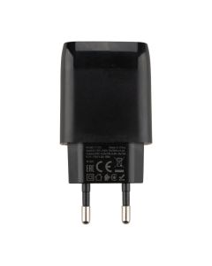 Зарядний пристрій Hoco C72Q Glorious 1USB/18W/QC3.0 + кабель Micro-USB Чорний (Black)