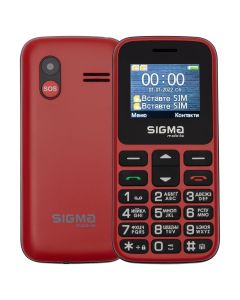 Мобільний телефон Sigma Comfort 50 HIT Red