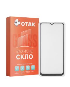 Защитное стекло для Vivo Y12S/Y20 3D Черное (Black)