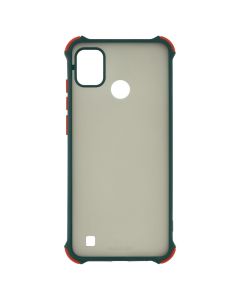 Чехол-накладка для TECNO POP 4 PRO Shock Matte Зеленый (зеленый)