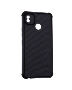 Чохол накладка для TECNO POP 4 Shockproof Чорна (Black)