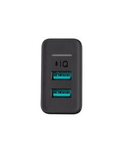 Зарядное устройство Pixus Fast 2 (2USB) Черное (Black)