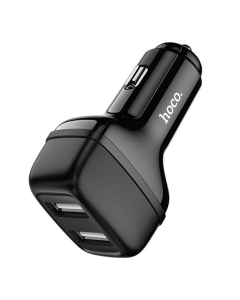 Автомобильное зарядное устройство Hoco Z36 Leader 2USB 2.4A Черный (Black)
