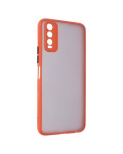 Чехол накладка для Vivo Y20/Y12S Bumper Matte Case Красный (Red)