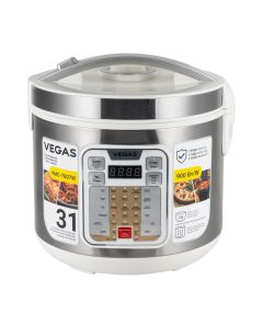 Мультиварка Vegas VMC-7007W Біла Срібна (White Silver)