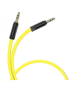 Кабель AUX Hoco UPA16 2м Чорний Жовтий (Black Yellow)