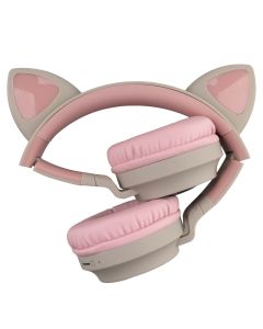 Бездротові повнорозмірні навушники Hoco W27 Cat Ear Сірі (Grey)