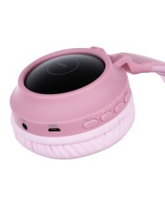Бездротові повнорозмірні навушники Hoco W27 Cat Ear Рожеві (Pink)