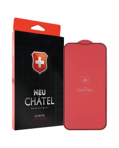 Захисне скло для iPhone 13 Mini 3D +NEU Chatel Чорне (Black)