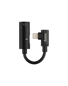 Перехідник Hoco LS18 Lightning to Lightning Чорний (Black)