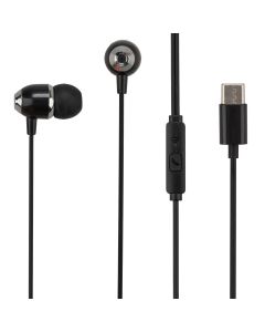 Наушники с микрофоном XO EP25 Type-C Черные (Black)