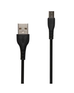 USB-кабель Hoco DU24 Giraffe 2.4A Micro USB Long Черный (Black)