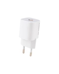 Зарядний пристрій Glasscove 33W GaN 2-Port Type-C TC-099BPQ33 Білий (White)